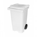 Carrinho Container de Lixo 120Lts - branco