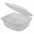 Pote Retangular C/ Tampa Articulada 24 Potes 250ml - Rioplastic