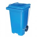 Carrinho Container de Lixo 120Lts - azul 